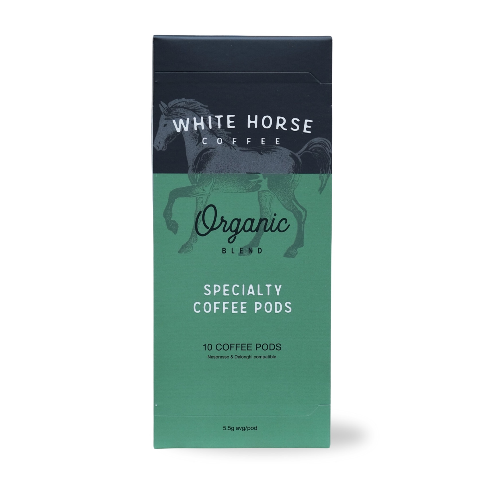 Organic White Horse Coffee Pods - 10 pack 
