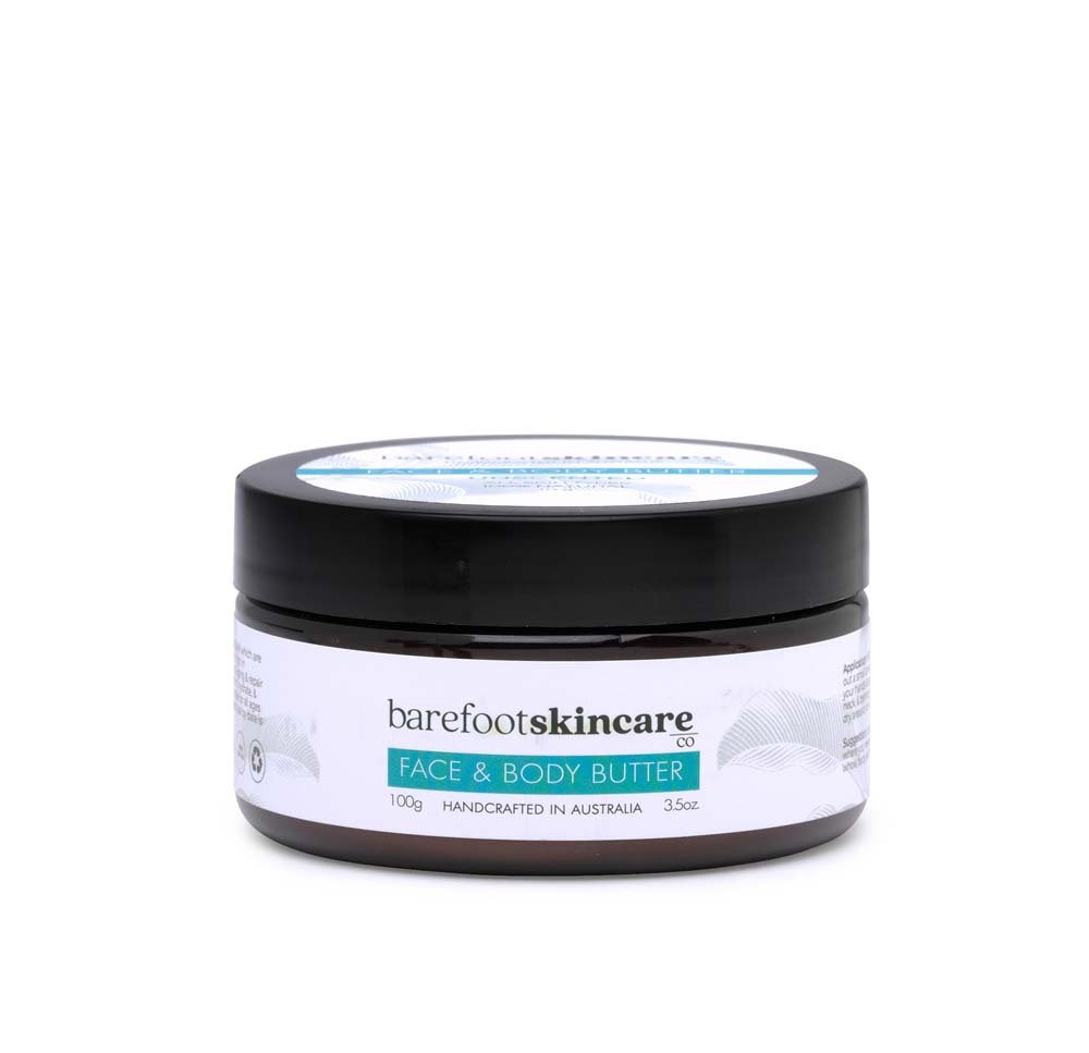 Barefoot Skincare Face and Body Butter 100gm - Unscented