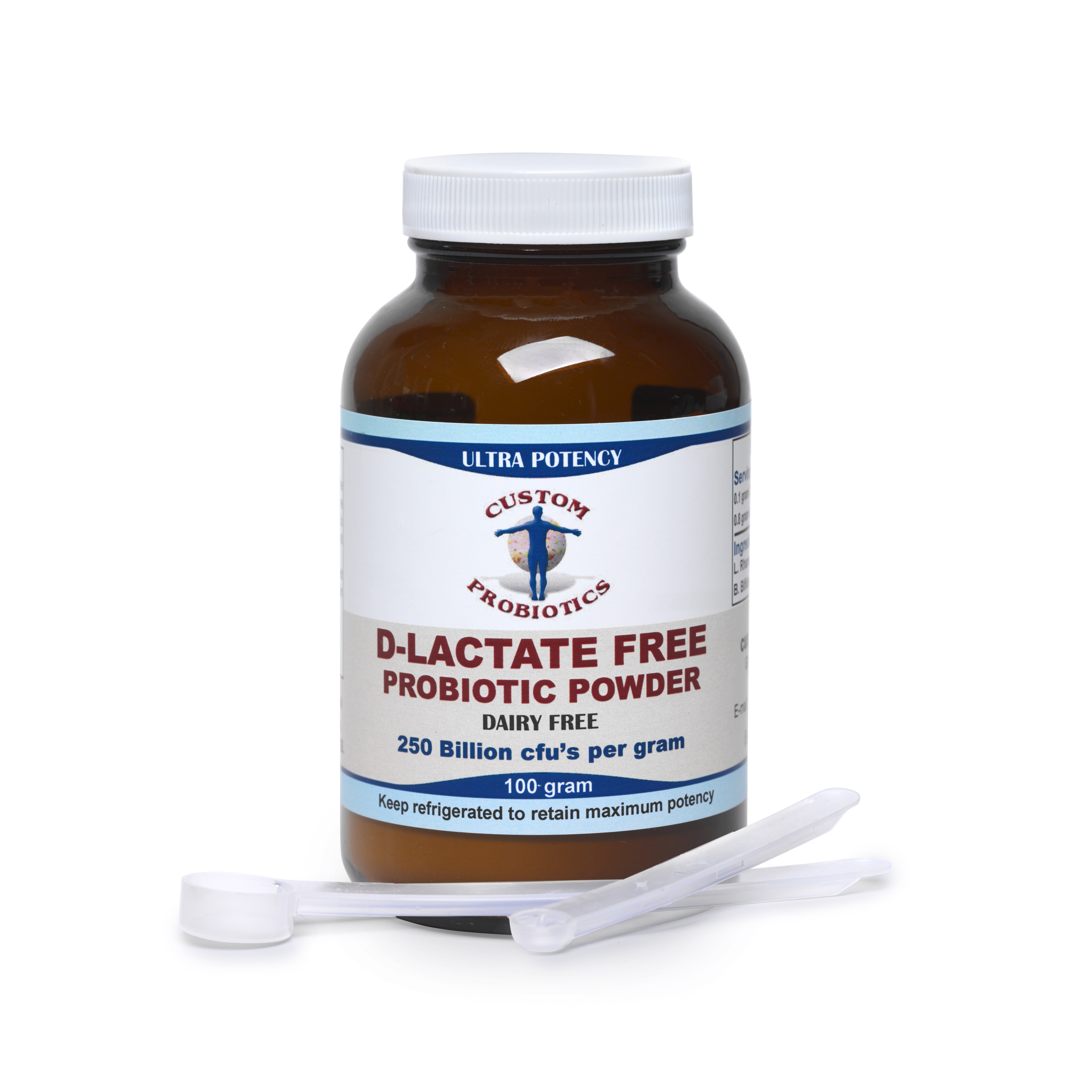 Custom Probiotics D-Lactate Free Formula 100g