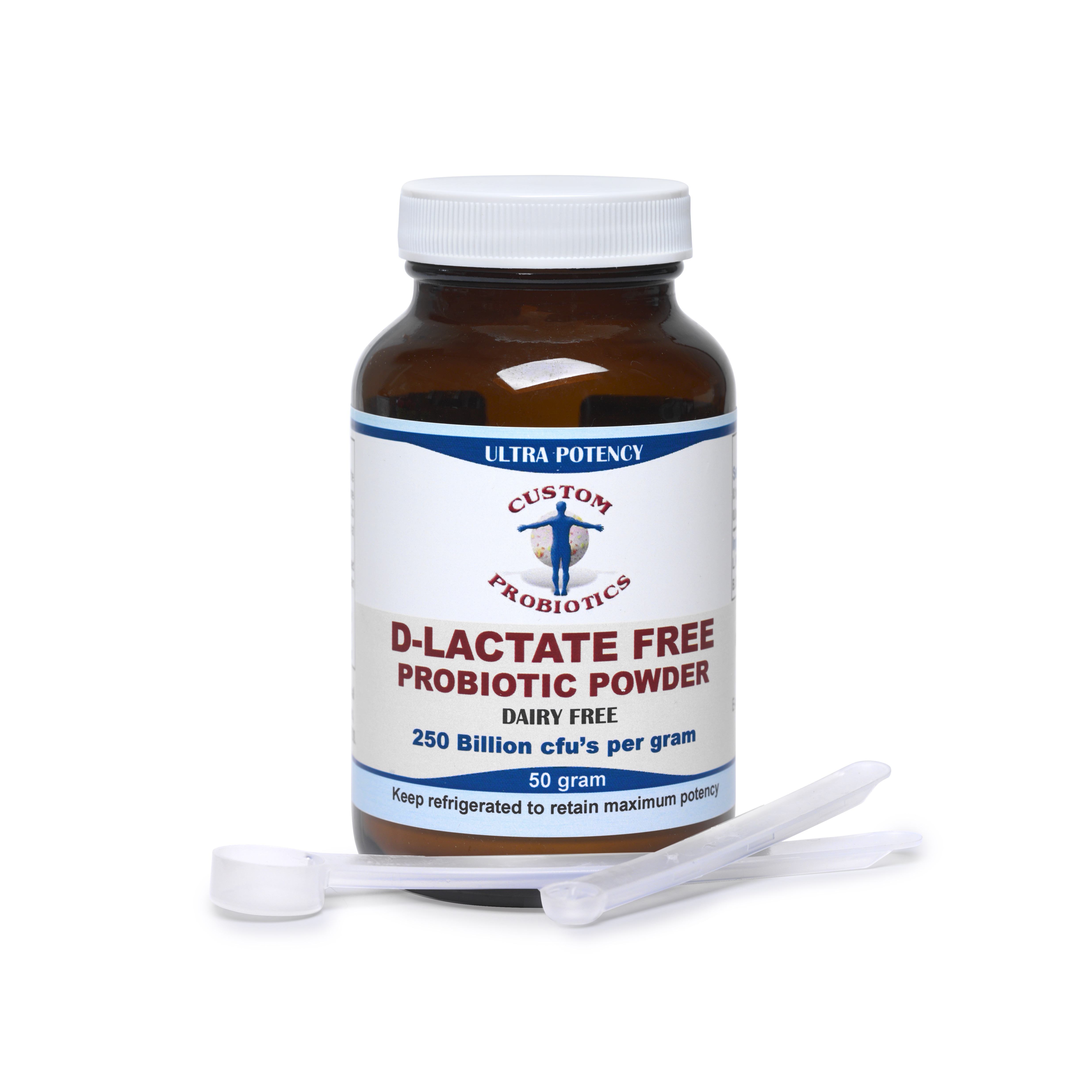 Custom Probiotics D-Lactate Free Formula 50g
