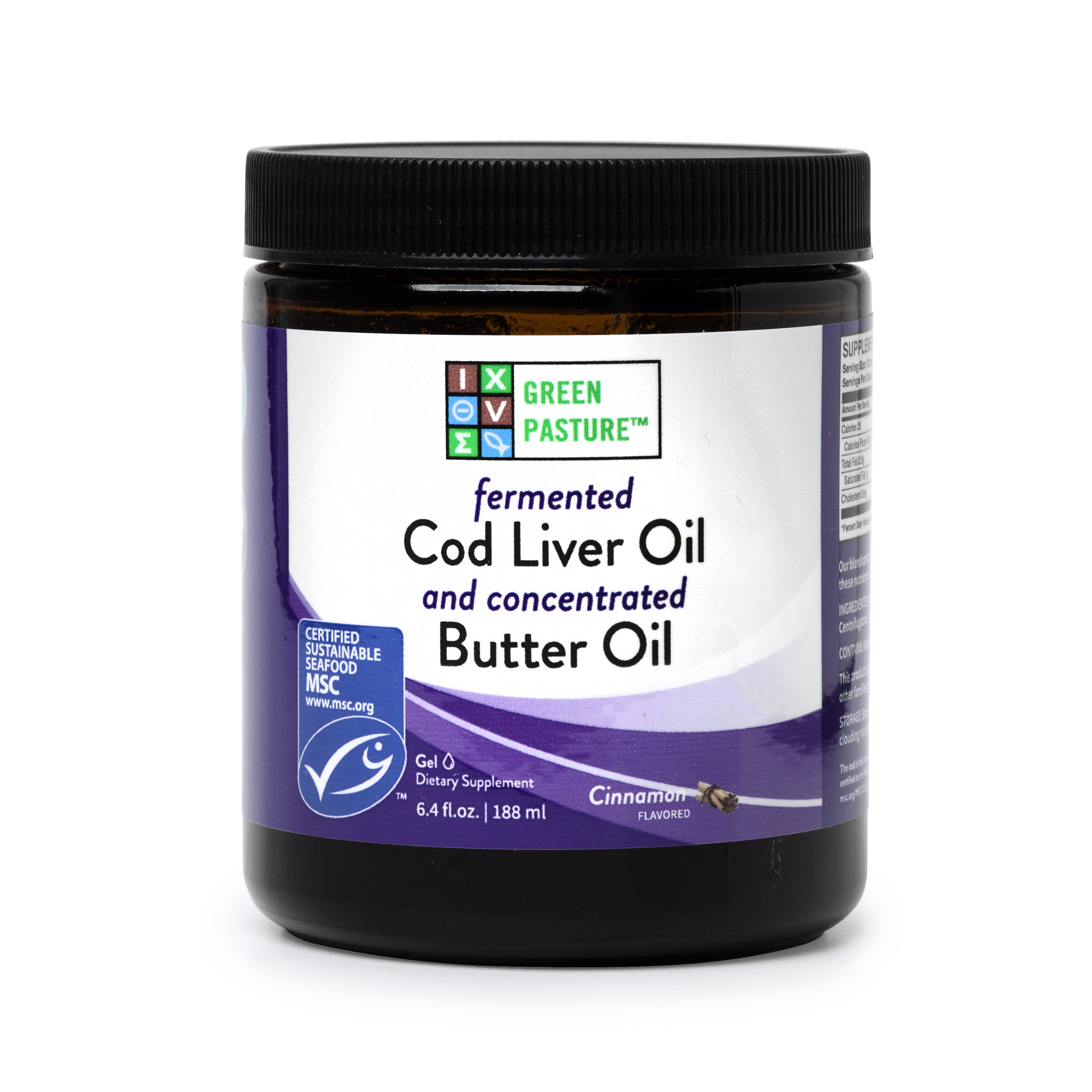 Cod Liver Oil/Butter Oil Blend Cinnamon Tingle 6.4 fl.oz (188mls)