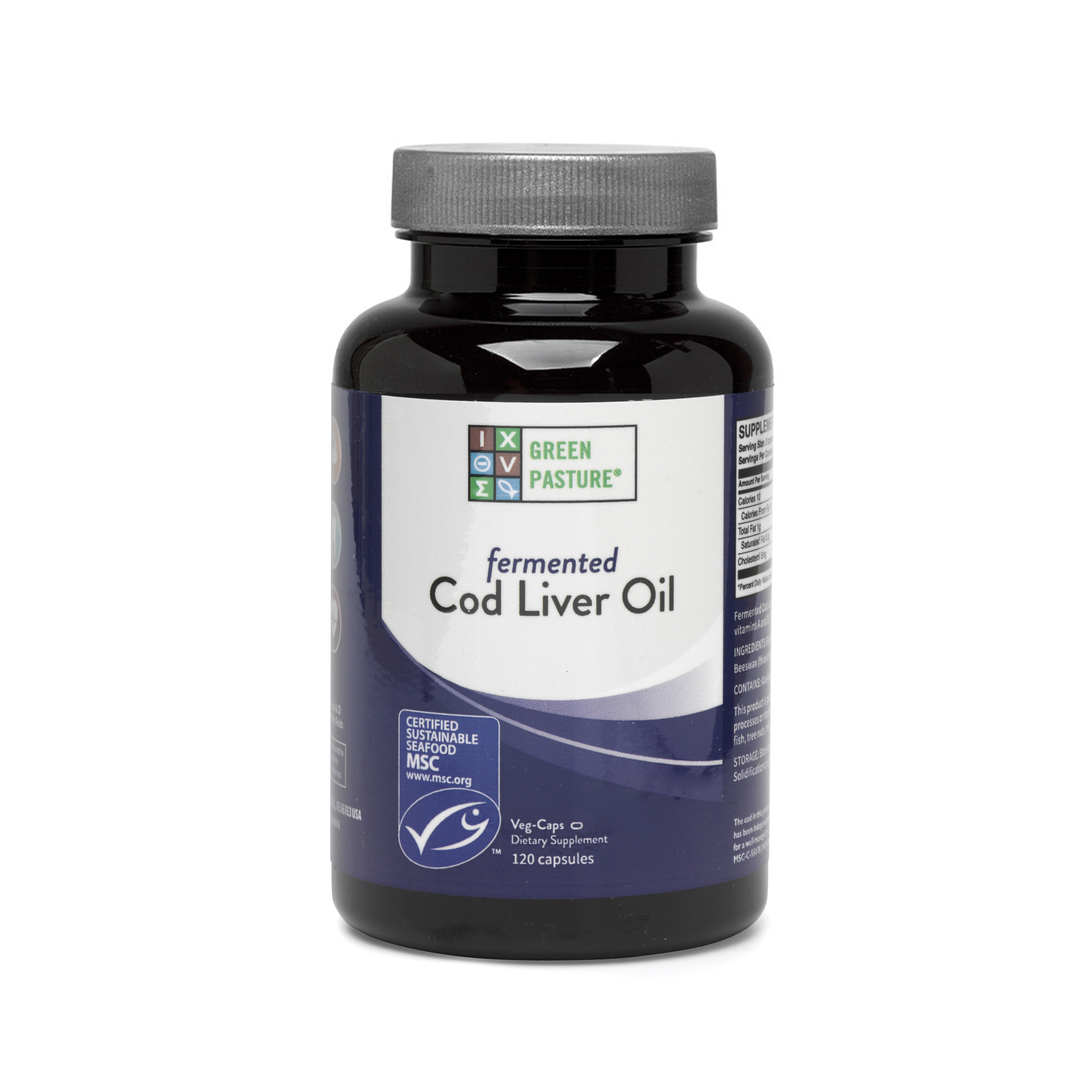 Fermented Cod Liver Oil 120 Capsules