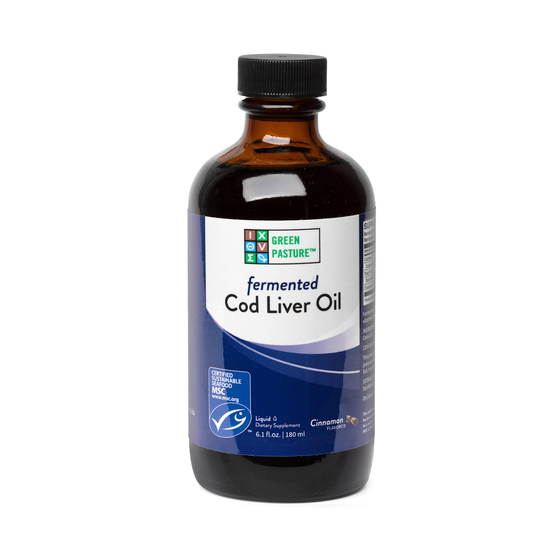 Fermented Cod Liver Oil Cinnamon 6 fl oz (176mls)