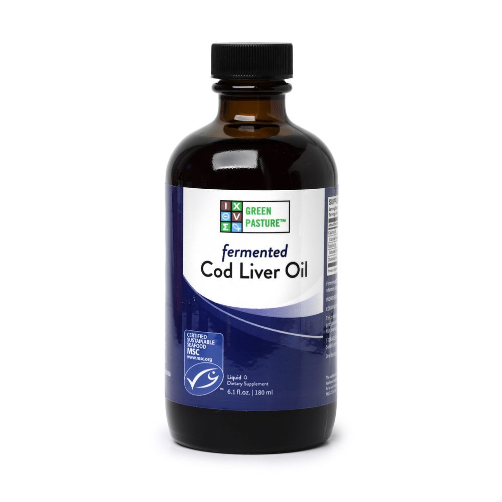 Fermented Cod Liver Oil Plain 6 fl oz (176mls)