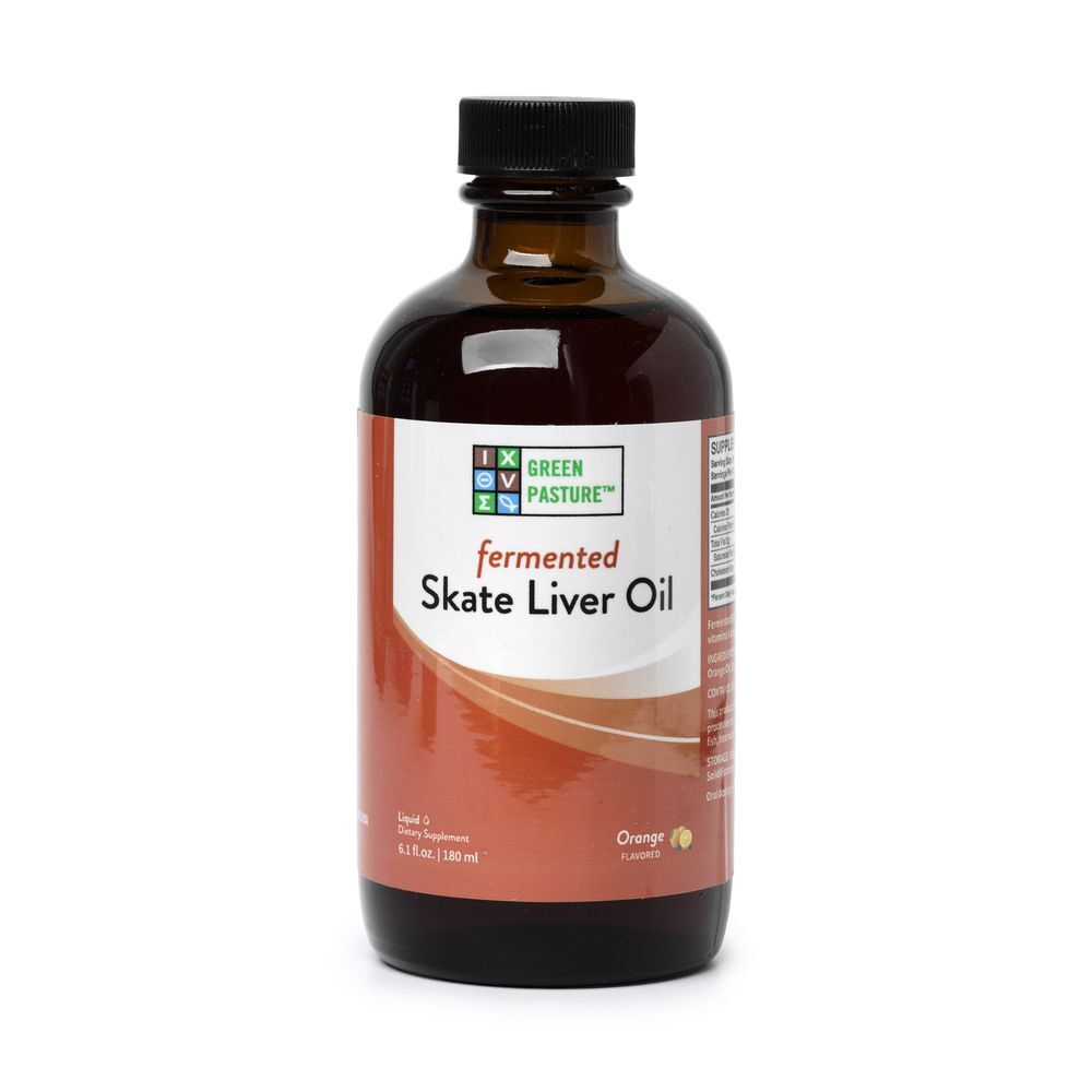 Fermented Skate Liver Oil Orange 6.1 fl oz (180mls)