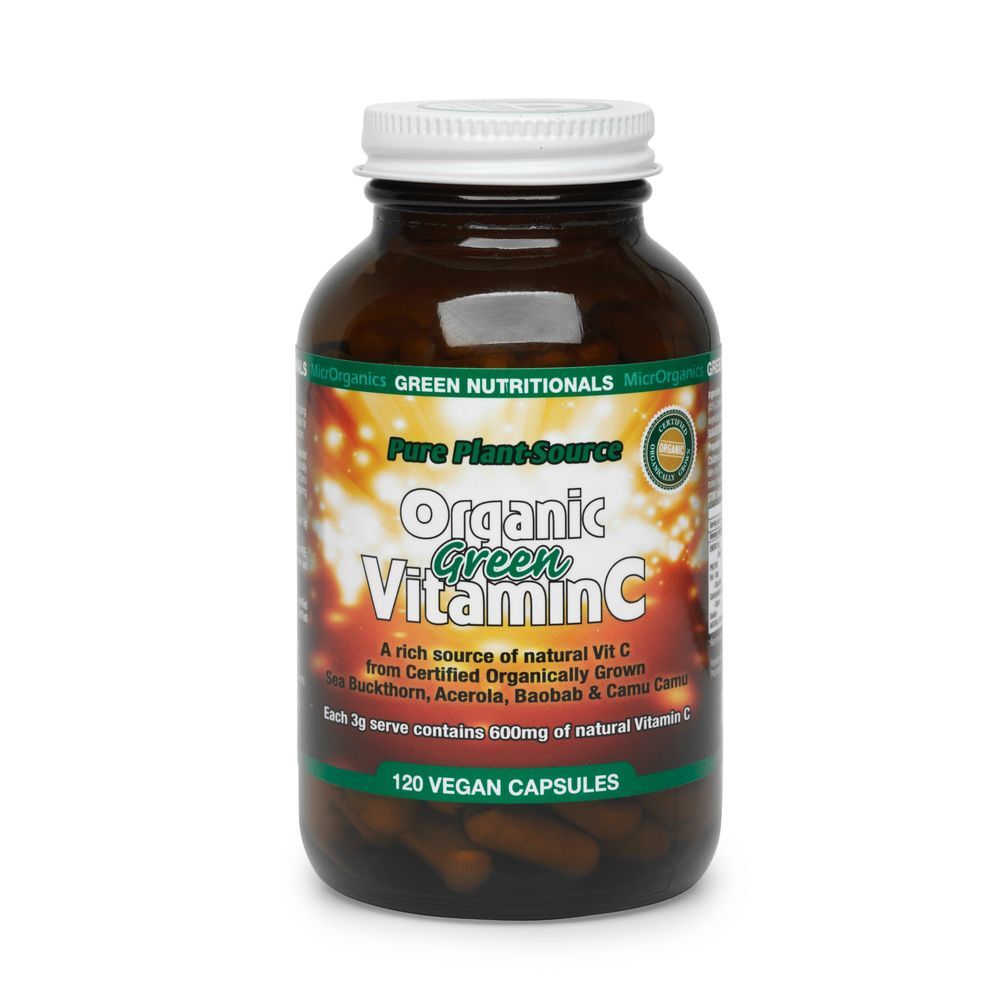 Green Nutritionals Organic Vitamin C 120 caps