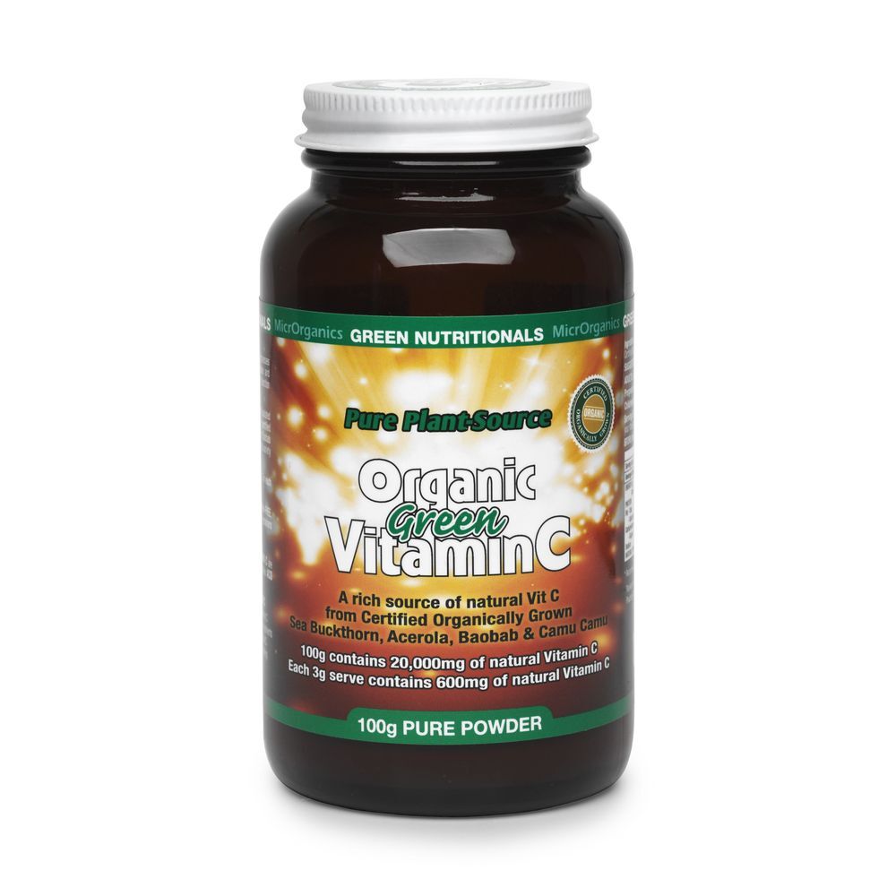 Green Nutritionals Organic Vitamin C - 100g powder