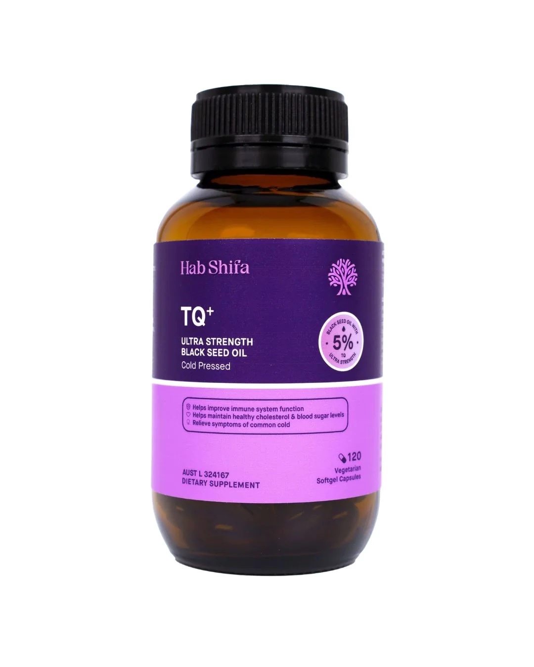 Hab Shifa - TQ+ Activated Black Seed Oil 120 Capsules