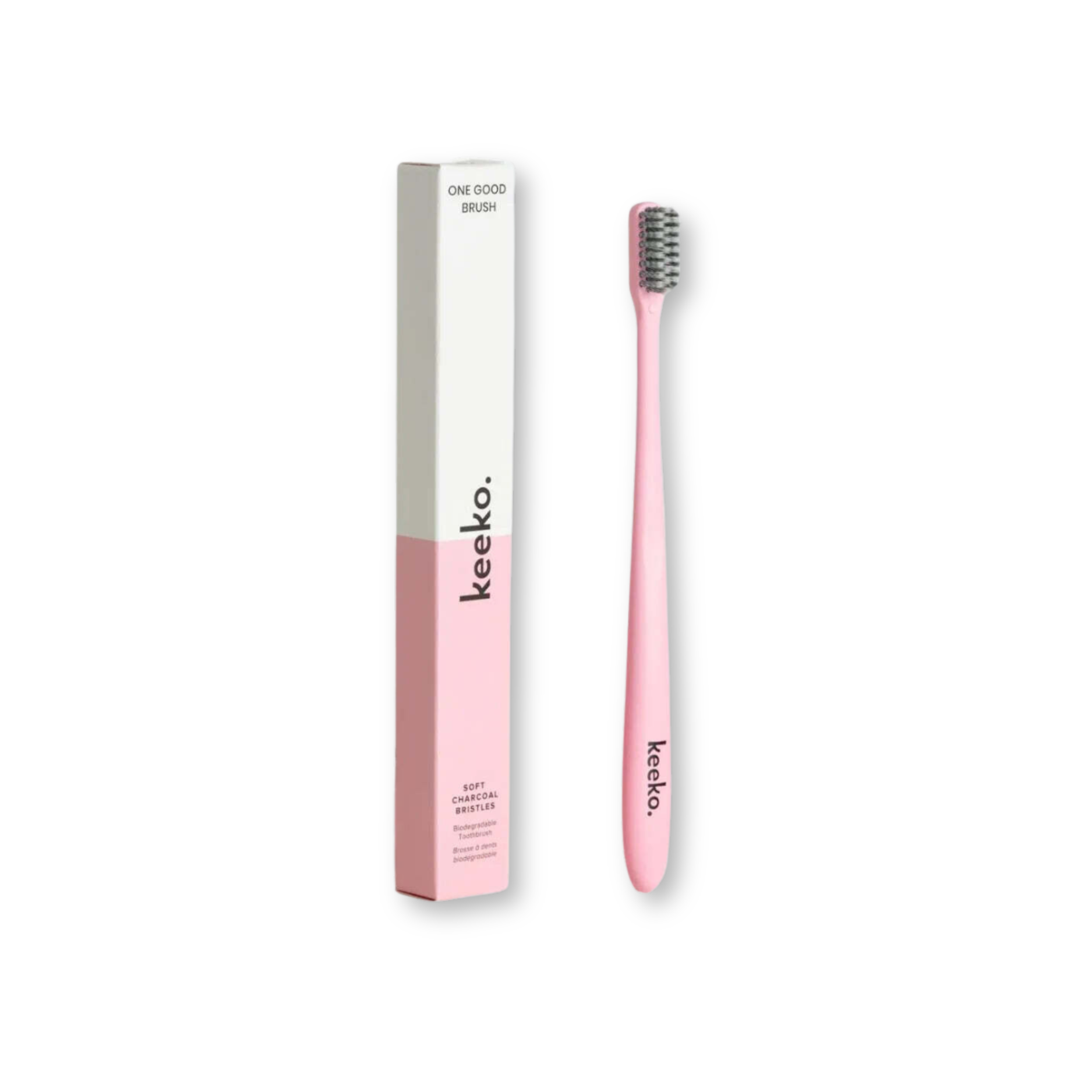 One Good Brush - Biodegradable Toothbrush - Pink