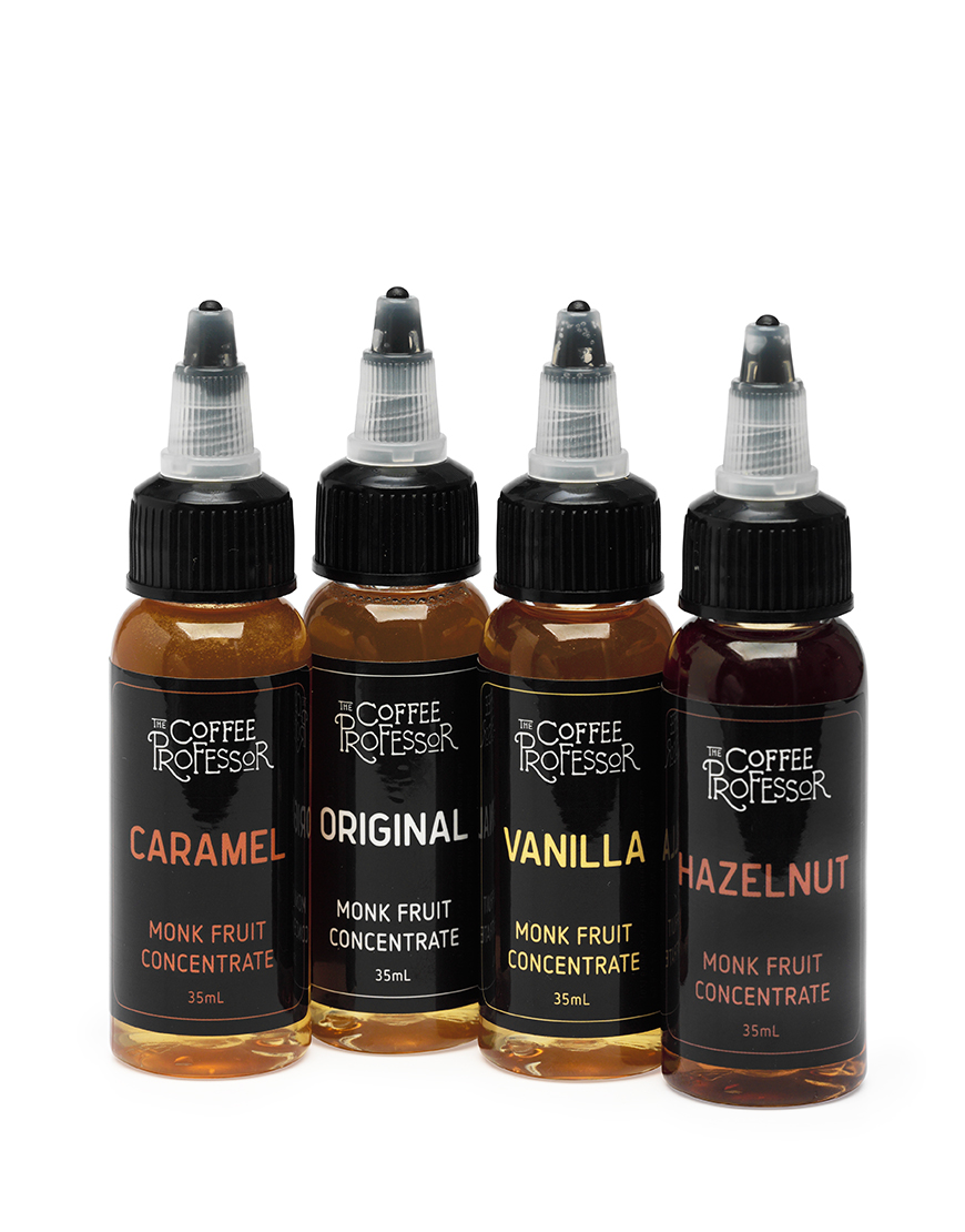 The Coffee Professor Monk Fruit 4 pack