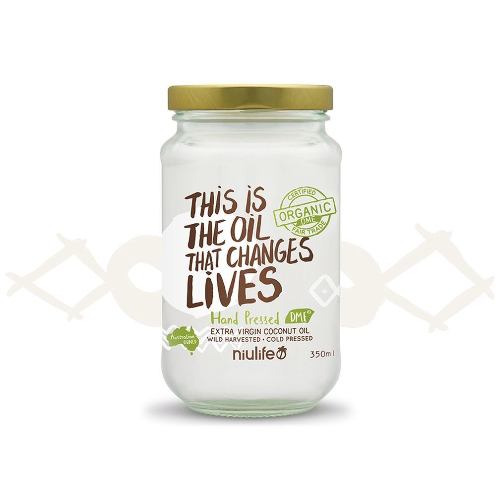 Niulife Extra Virgin Coconut Oil - 350ml Glass Jar