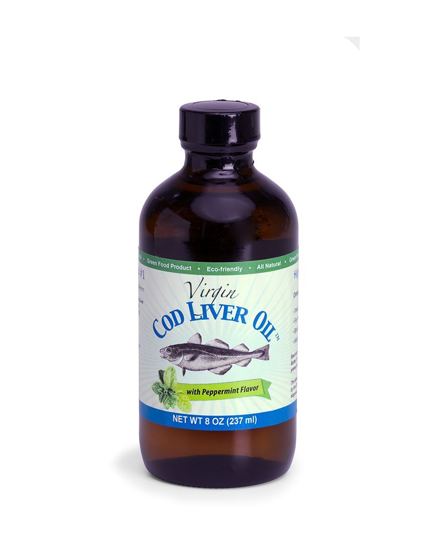 Virgin Cod Liver Oil Peppermint