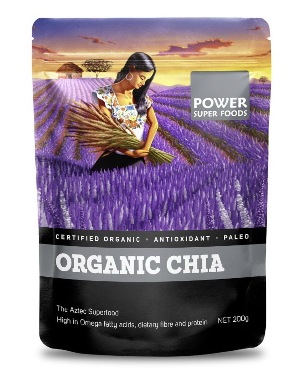 Power Super Foods - Organic Chia Seeds 200g