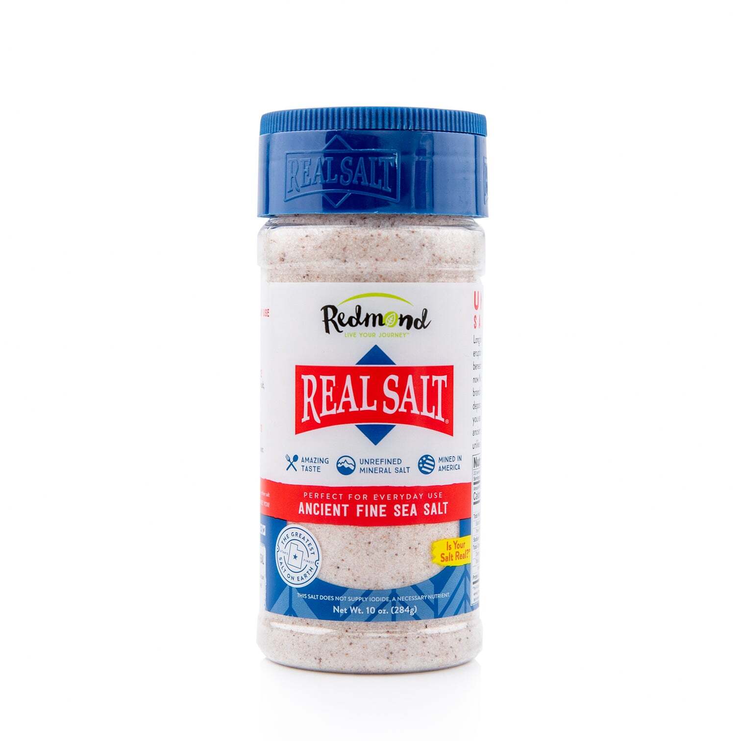 Redmond Real Salt - Ancient Fine Sea Salt 284g - Shaker
