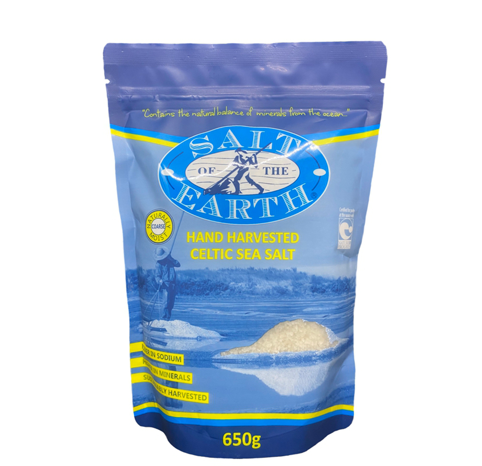 Salt of the Earth Celtic Sea Salt 650g - Coarse