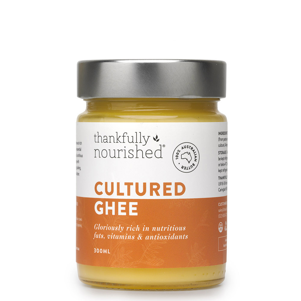 Thankfully Nourished Cultured Ghee 300ml