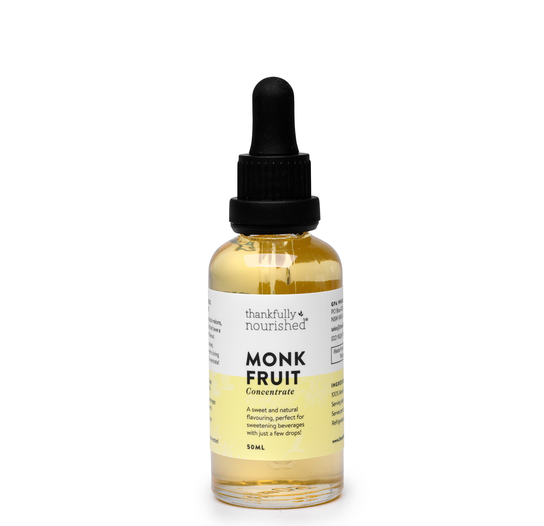 Thankfully Nourished Monk Fruit Concentrate 50mls