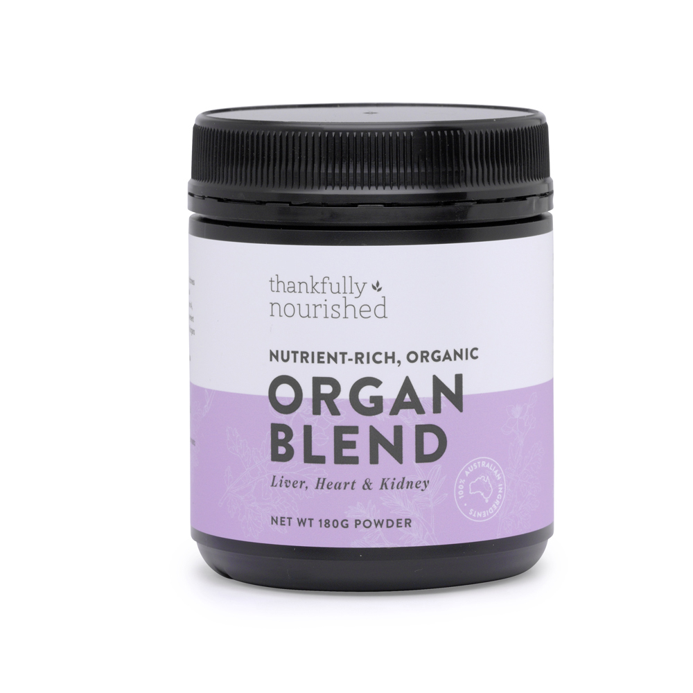 Thankfully Nourished Organic Organ Blend 180g