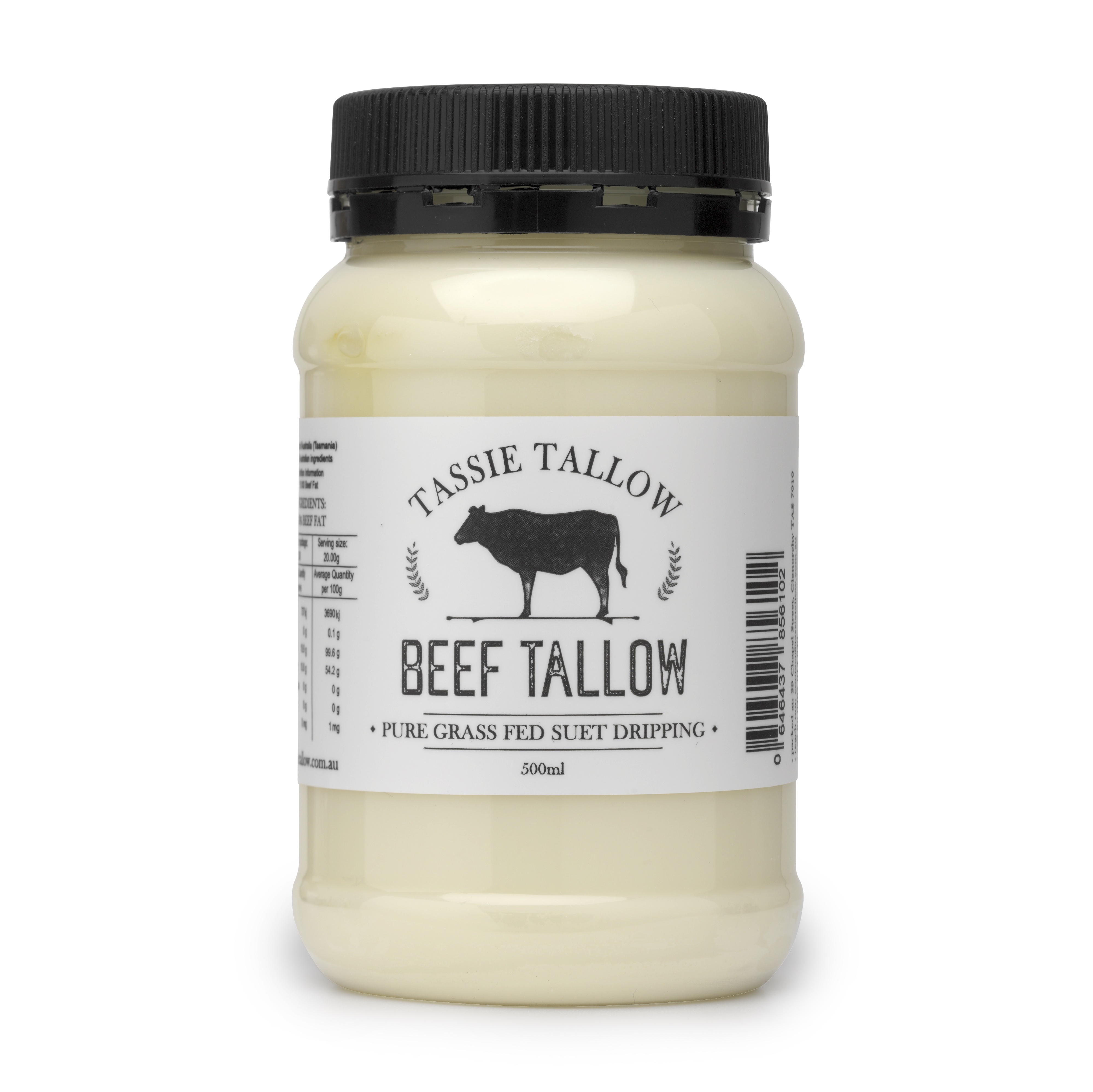 Tassie Tallow Beef Tallow (Suet) 500ml