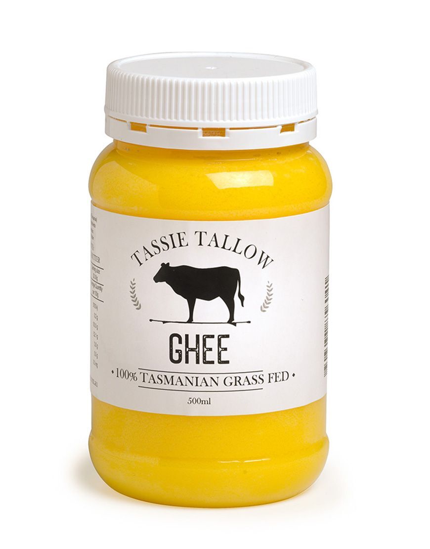 Tassie Tallow Grass Fed Ghee 500mls