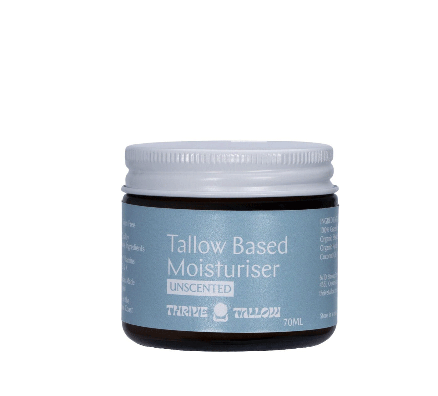 Thrive Tallow Moisturiser Unscented 70g