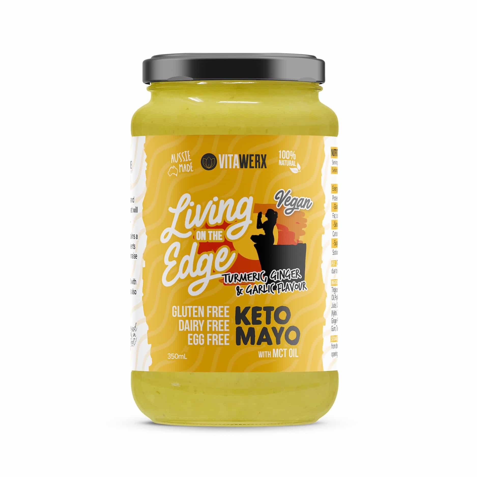 VitaWerx Keto Mayo - Turmeric, Ginger & Garlic 350ml