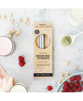 Ever Eco Silicon Straws 4 pack - Straight